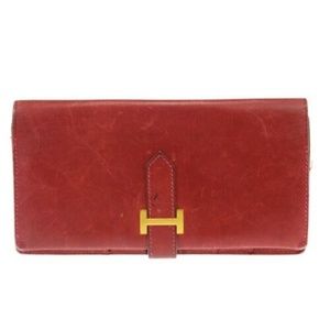 Vintage Hermes Bearn Wallet - price firm